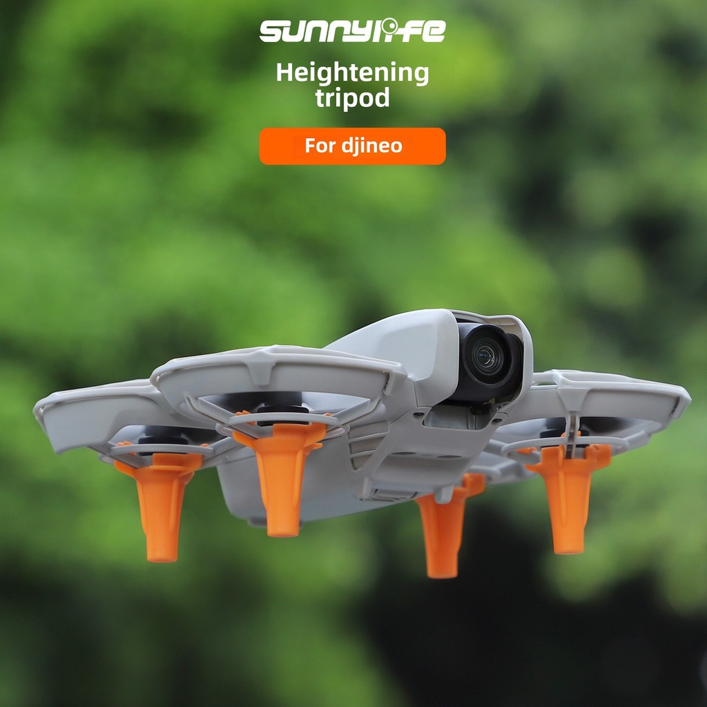 Sunnylife เหมาะสําหรับ DJI NEO ขาตั้งกล้องเพิ่มความสูงที่มีประสิทธิภาพ 10 มม. Landing Stand วงเล็บป้องกันขาตั้งกล้องอุปกรณ์เสริม