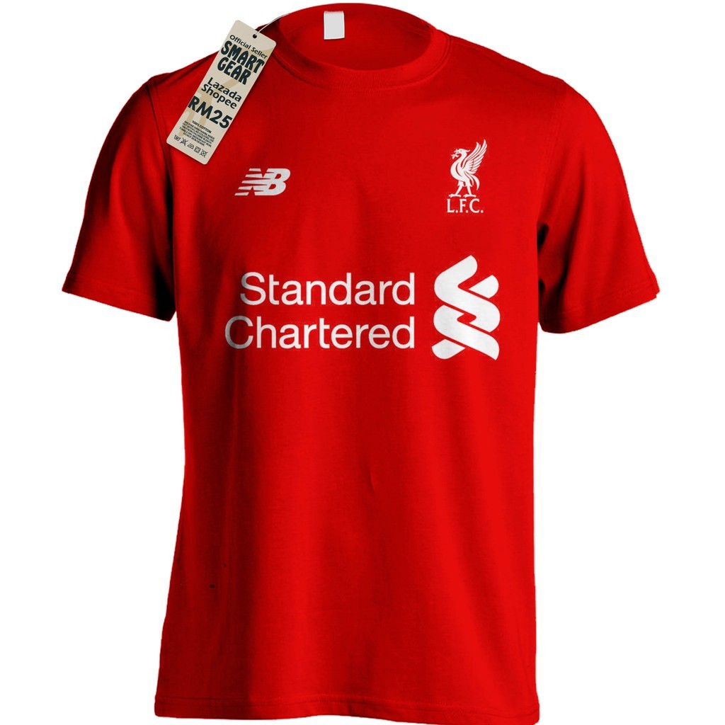 T-shirt Liverpool Football Club Logo Tshirt Premier League Cotton not jersey Tops Tees cottonSize S-5XL