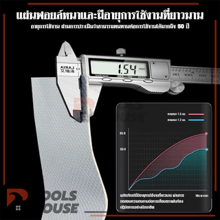 เทปกาวกันรั่ว เทปกาวอลูมิเนียมกันน้ำ เทปกาวบิวบิล อุดรอยรั่วหลังคา ติดตั้งง่าย แข็งแรง และทนทาน