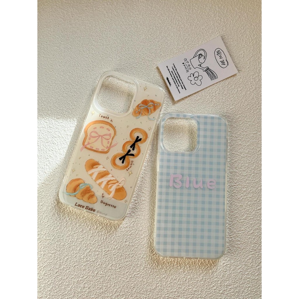 Pure White Simple Printing Series เหมาะสําหรับ iPhone16 เคสโทรศัพท์ 14/15/13/11pro11xs xr/promax รวมทุกอย่าง GKLQ