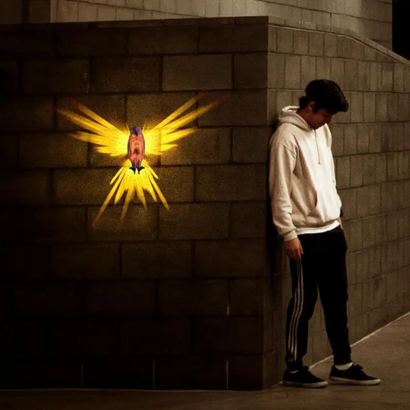 3D Animal Statue Wall Lamp Owl Vulture Lion Resin Animal Model Wall Lights Night Light For Study Roo