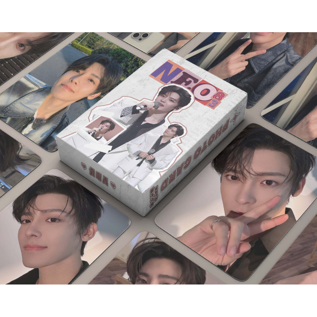 50-55pcs ละครจีน Actor Sean Xiao Zhan Justin Huang Minghao โฮโลแกรมการ์ด Lomo Neo Hou Minghao Tony Yu Jingtian Holographic Photocard Wei Daxun เลเซอร์โปสการ์ดราคาถูก CX