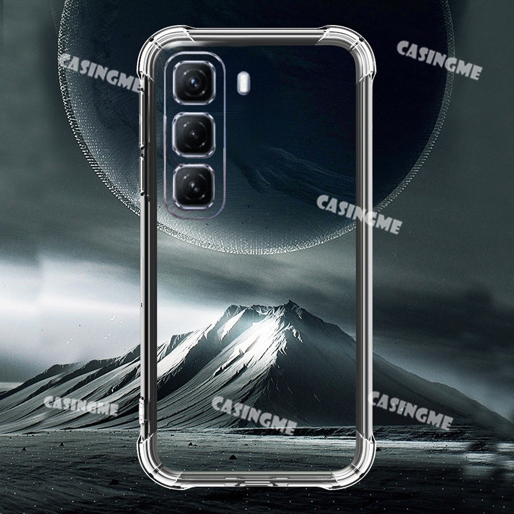 Infinix HOT 50 Pro + 2024 ถุงลมนิรภัยล้างเคสโทรศัพท์สําหรับ Infinix HOT 50Pro + 50Pro Hot50Pro + 50i 50 Pro Plus + Pro + 4G 5G กันกระแทกเลนส์ Protector CasingSilicone กันกระแทกปกหลัง