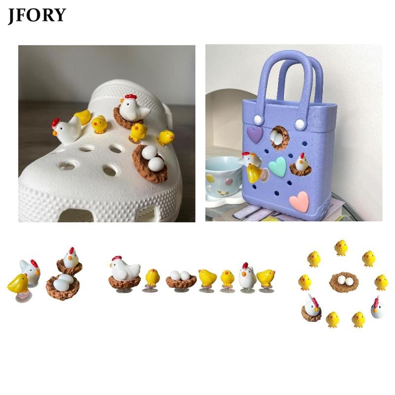 Jfory Charms DIY Supplies Beach Handbag Cute Crafting Beach Shoes Charms