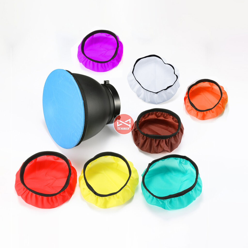 ผ้าคลุมกรองแสง กระจายแสง ย้อมสี สำหรับโคม ไฟFlash ไฟLED อุปกรณ์สตูดิโอ สําหรับถ่ายภาพ
