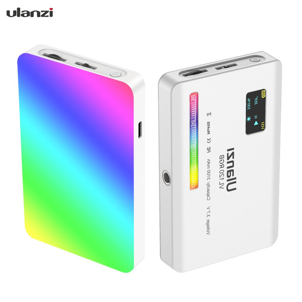 Ulanzi VL120 RGB Mini Pocket led เติมแสงแบบพกพาขนาดเล็กสีการถ่ายภาพแสงมือถือ