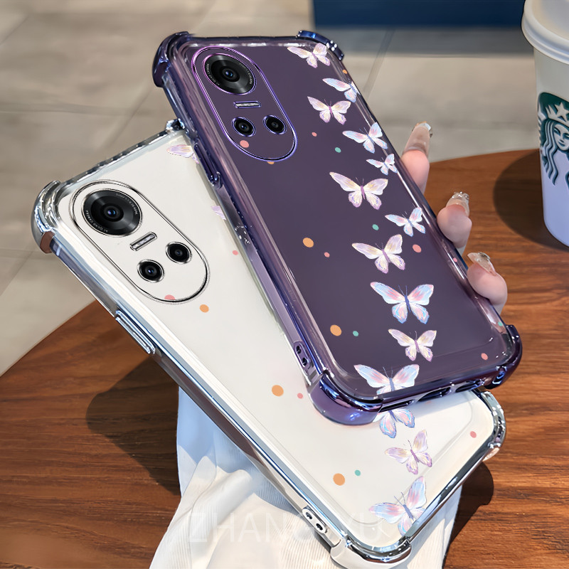 เคส OPPO Reno 10 5G pro เคสโทรศัพท์ ซิลิโคน ป้องกันสี่มุม HDFF