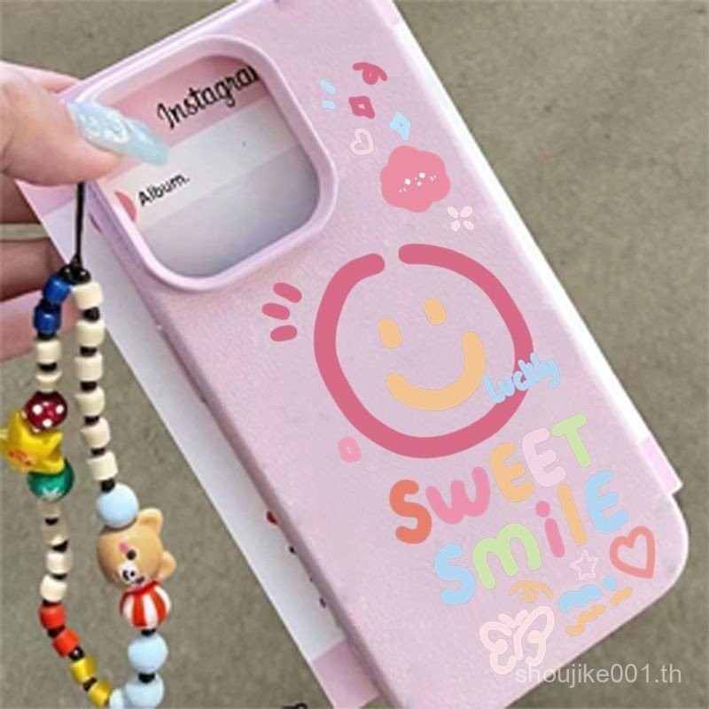 หน้ายิ้มสดและหวานสำหรับ iPhone 7ถึง iPhone 15 Pro Max-เคสโทรศัพท์ที่ไม่ซ้ำกันคุณภาพสูง
