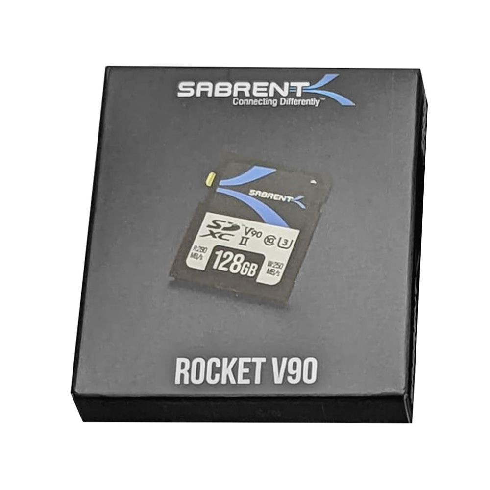 Sabrent 128GB Rocket V90 UHS-II SDXC Memory Card (R:280MB/s), SD-TL90-128GB