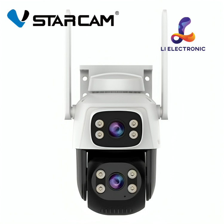 Vstarcam C622DR เลนส์คู่ กล้องวงจรปิดไร้สาย ภาพสี มีAI+ คนตรวจจับสัญญาณเตือน Outdoor Cam