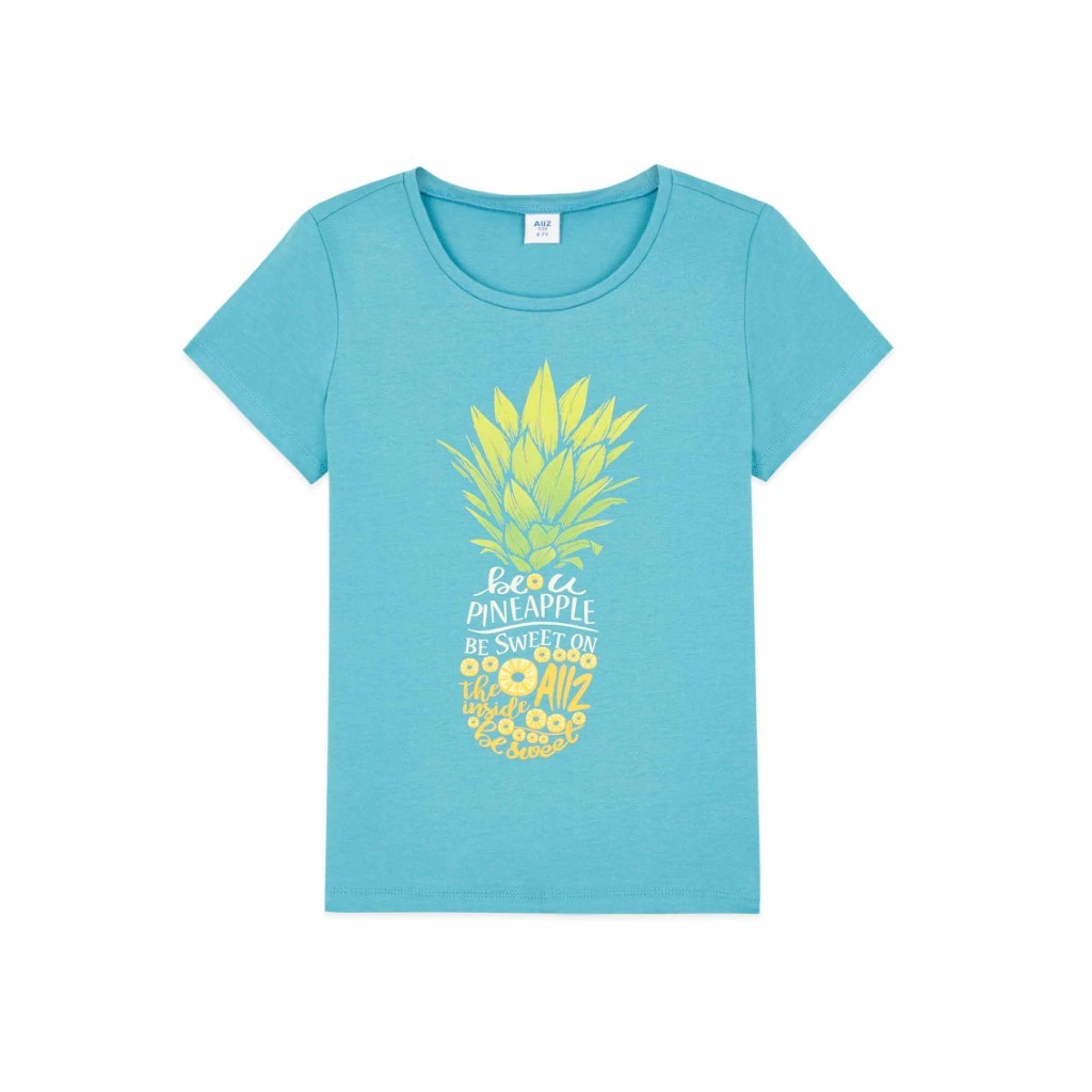 AIIZ (เอ ทู แซด) - เสื้อยืดเด็กผู้หญิง ลายกราฟิก ผ้าคอตตอน Girl's Graphic Tee