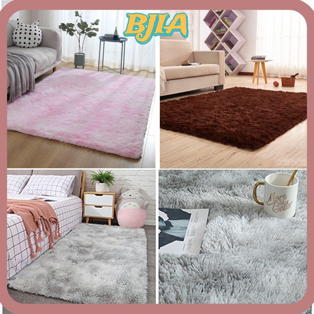 Bja Hairy Fur พรม, 50x80 ซม.พรม Plush,นุ่มผมยาวตกแต่งพรมสแควร์เลียนแบบขนสัตว์ Pad ห้องนอน