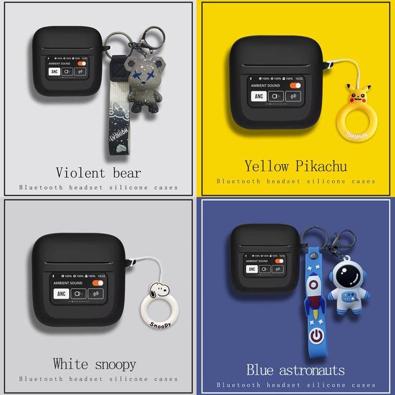 Case for JBL Tour Pro 3 , Tour Pro2 Protective Silicone Cute Cartoon Covers Wireless Earbuds Shell TWS Headphone Portable
