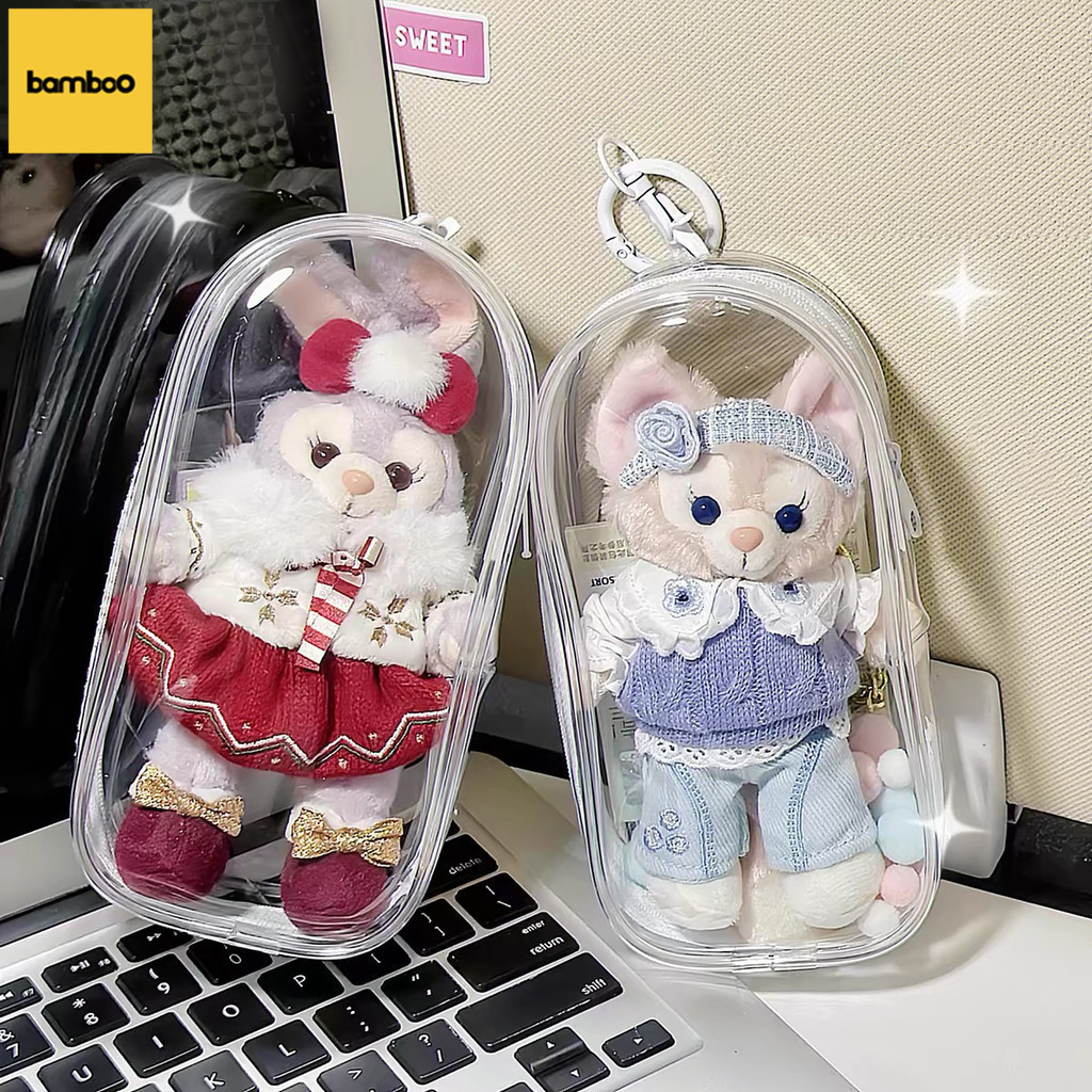 กระเป๋าใส่ลาบูบู้ กระเป๋าเก็บกระเป๋าพวงกุญแจกระเป๋าตุ๊กตากล่อง สําหรับใส่พวงกุญแจตุ๊กตา สําหรับตกแต่ง DIY