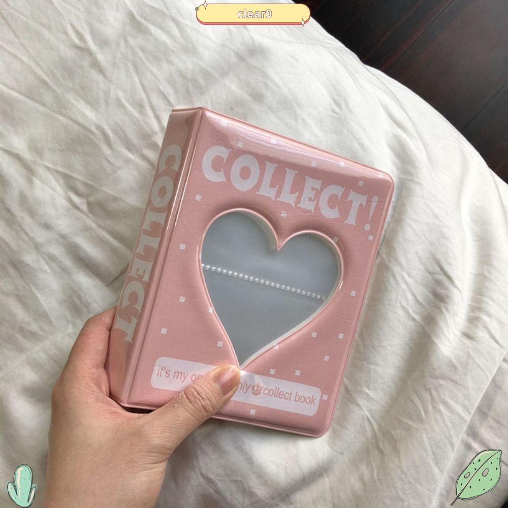 อัลบั้มภาพ CLEAR0, ที่ใส่โฟโต้การ์ด Hollow Love Heart, ที่ใส่ภาพ PVC 64 กระเป๋าผู้หญิง
