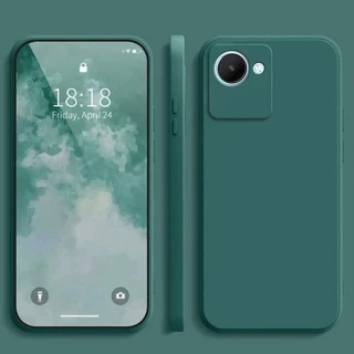 เคส Realme Narzo 50i Prime สีทึบ Realme Narzo 50i Prime เคสป้องกันซิลิโคนป้องกันการตกสีธรรมดาเรียบง่าย YT