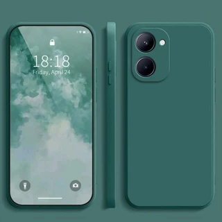 เคส Vivo Y18 Y03 สีทึบ Vivo Y03 Y18 เคสซิลิโคนป้องกันการตกสีธรรมดาเรียบง่าย YT