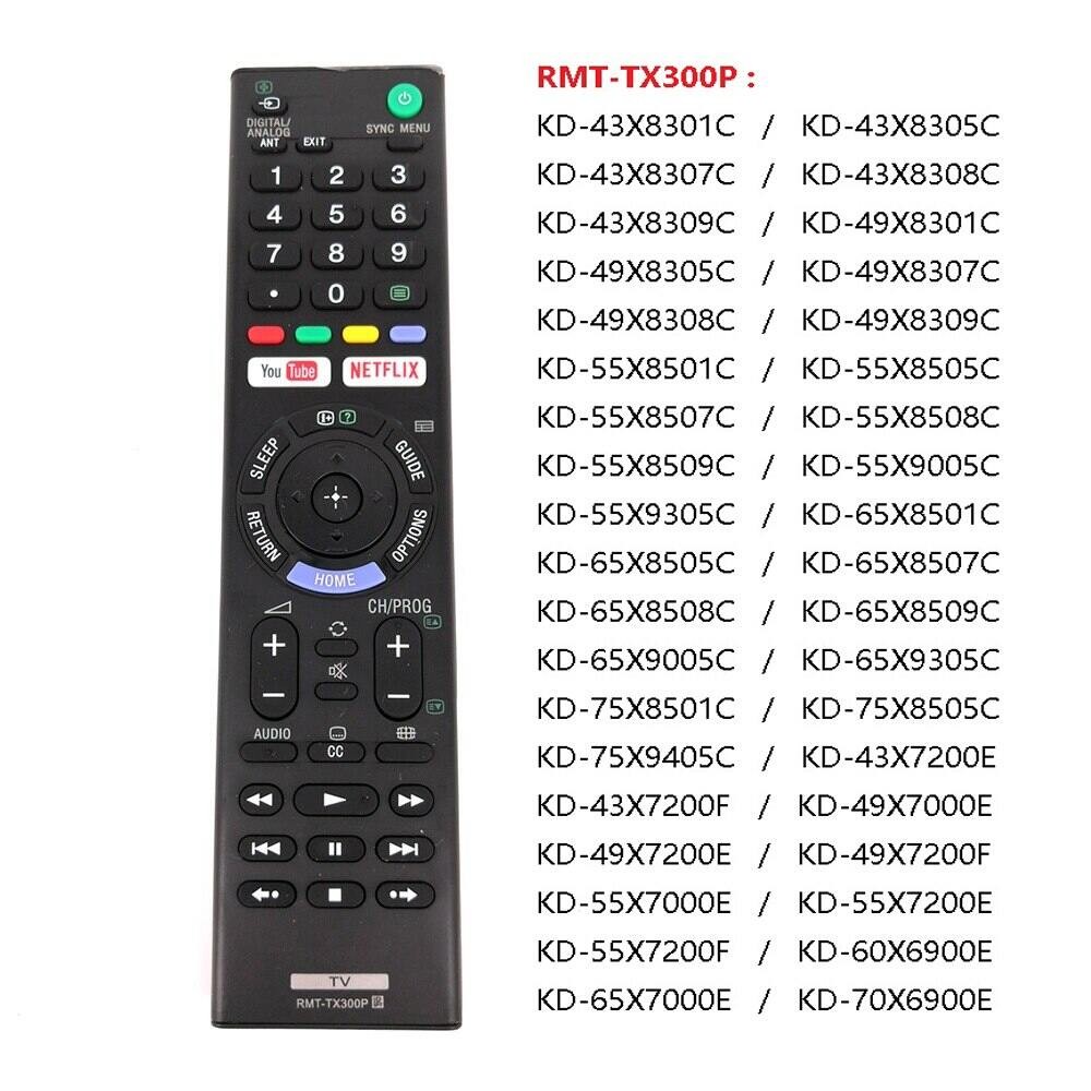 ใหม่ RMT-TX300P สําหรับ SONY Bravia TV Remote KDL49W660E XBR-79X90 KD60X690E