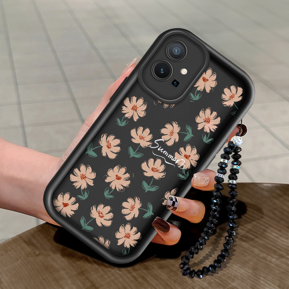 LOKAL Vivo Y75 Y55S Y55 Plus T1 2023 5Gสําหรับท้องถิ่นสต็อกสร้อยข้อมือเชือกเส้นเล็กเคสโทรศัพท์Hpปลอก