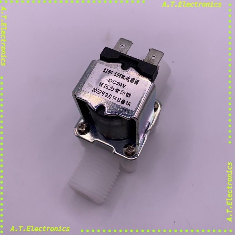 งานใหม่ โซลินอยด์วาล์วน้ำ 12V/24V/220V for Water Air N/C 1/2" 4 หุน โซลินอยด์ไฟฟ้าปิดเปิดน้ำSolenoid แบรนด์แท้ ราคาส่ง