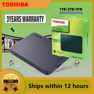 Toshiba 1TB 2TB  4TB External Hard disk ฮาร์ดดิสพกพา Basics …
