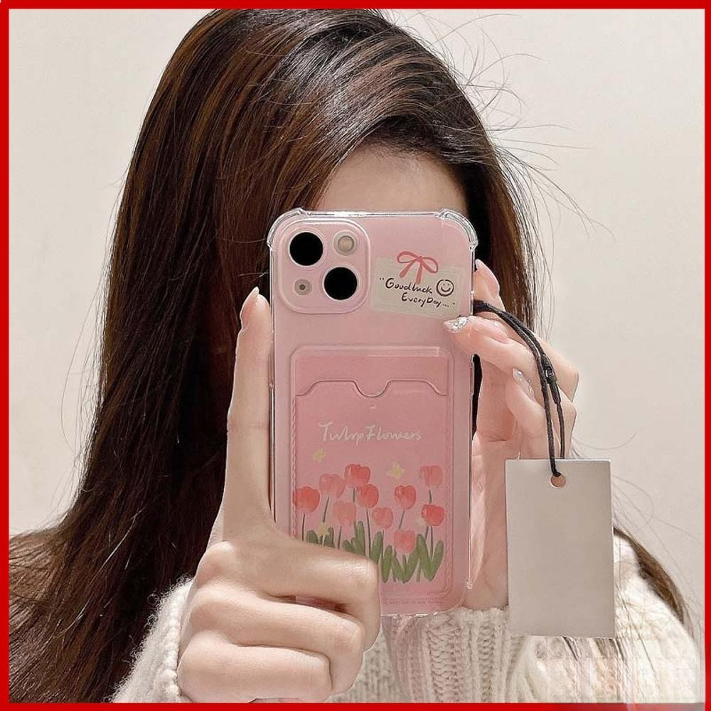 Mowin-สําหรับiPhone 15 Pro Max iPhone 11 กรณีTPUใสป้องกันดอกไม้กันกระแทกฝาครอบการ์ดเข้ากันได้กับiPho