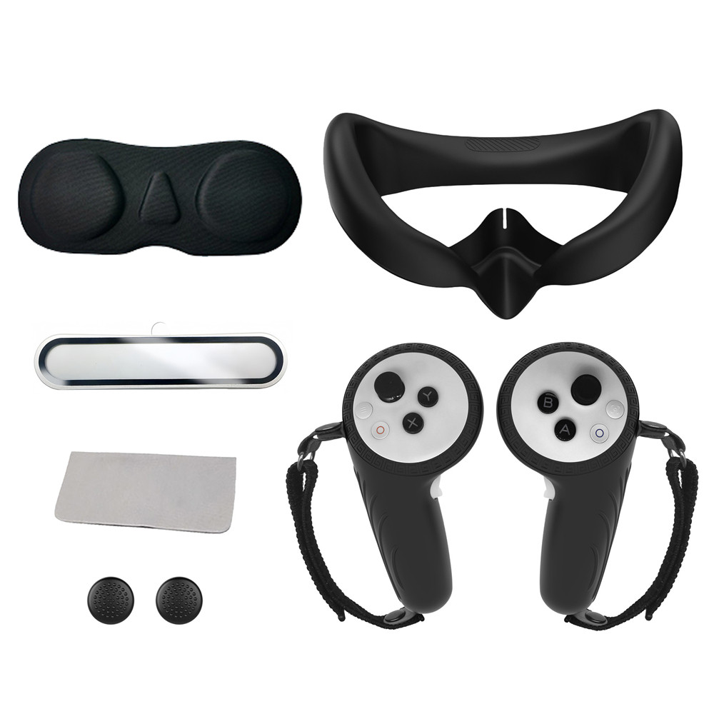 6 in 1 ป้องกันเลนส์กรณี, Anti-Leakage Eye Pad Face Mask VR อุปกรณ์เสริมชุด,VR Shell สําหรับ pico4 ultra เปลี่ยน