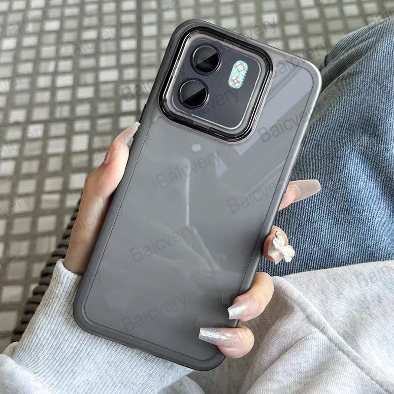 เคสโทรศัพท์สําหรับ infinix Smart 9 /infinix Hot 50i แฟชั่นคุณภาพสูงสีสันสดใส Clear TPU Silicon Cover เคสป้องกันเต็มรูปแบบ