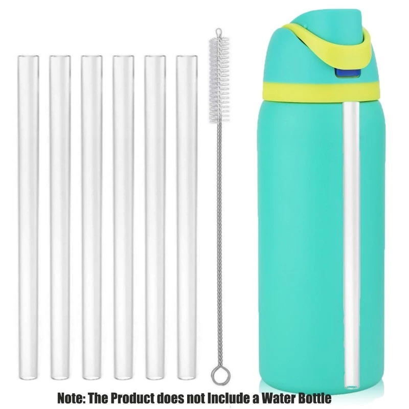 Sugaw หลอดเปลี่ยนขวดน้ำ 6 ชิ้น สำหรับ Owala FreeSip 24oz 32oz Owala Tumbler