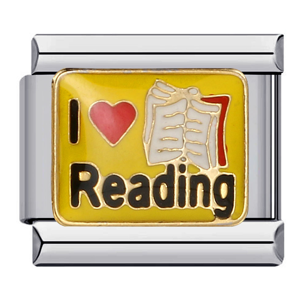 Music Hobby Series สแตนเลสอิตาเลี่ยนโมดูลสร้อยข้อมือไทเทเนียมเหล็กเชื่อมรูปแบบ DIY สร้อยข้อมือ - รูปที่ 2