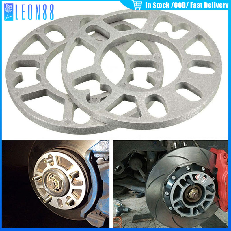 สินค้ามีคุณภาพ แผ่นสเปเซอร์รองล้อ  3/8MM สำหรับรถยนต์ 4/5/6รู Spacer Aluminium ของมาใหม่！
