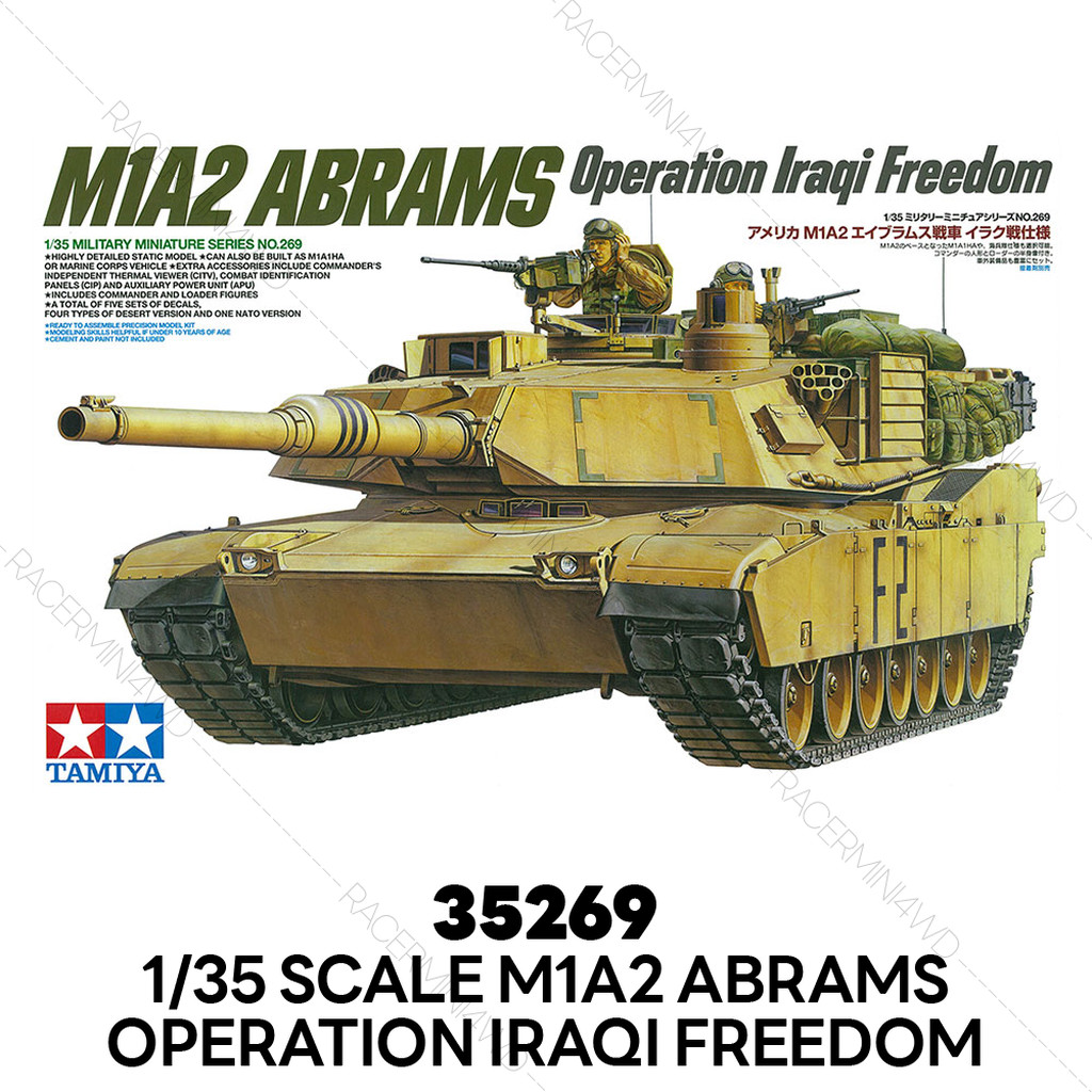 TAMIYA 1/35 Model Kit M1A2 Abrams Operation Iraqi Freedom 35269