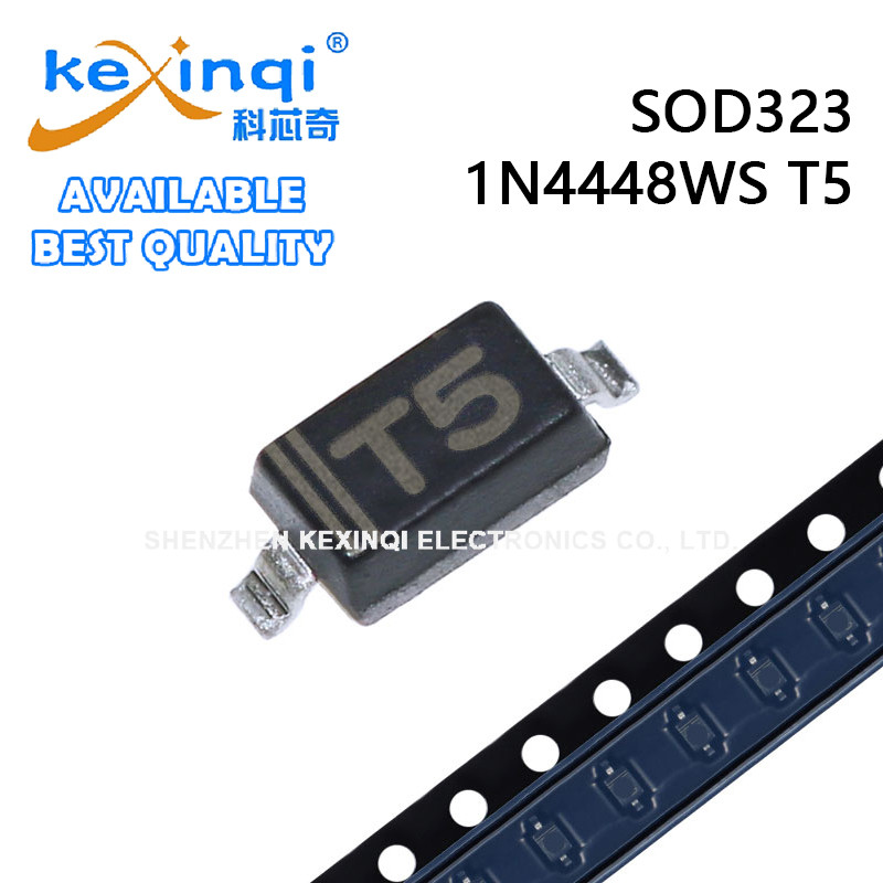 (50-200 ชิ้น) 1N4448WS T5 SOD323 ทรานซิสเตอร์ SMD Rectifier Diode
