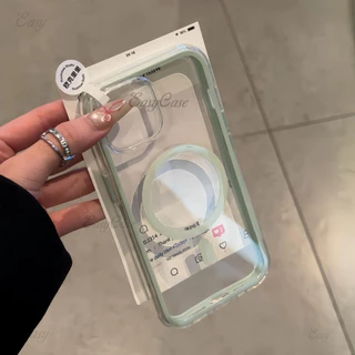 Simple 2-in-1 โปร่งใส เคสโทรศัพท์สําหรับ iPhone 16 15 14 13 12 11 Pro Max ป้องกันลื่นและป้องกันการตกกระแทกฝาหลัง