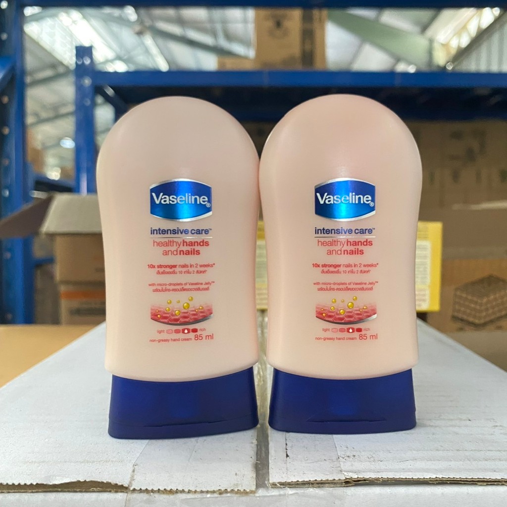 mg_stock วาสลีน อินเทนซีฟ แคร์ เฮลธี แฮนด์ แอนด์ เนล 85 มล. x2 ชิ้น