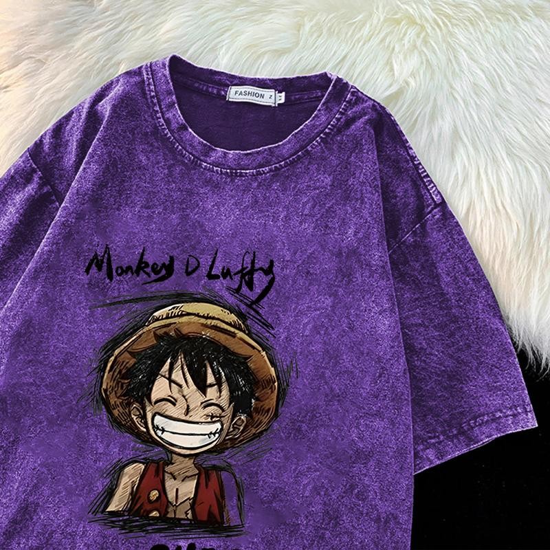 เสื้อทีเชิดแขนสั้น สำหรับคู่รัก ในฤดูใบไม้ผลิและฤดูร้อน ใช้เป็นเสื้อเบื้องใน ปลายคอเป็นรูปวงกลม สำหร