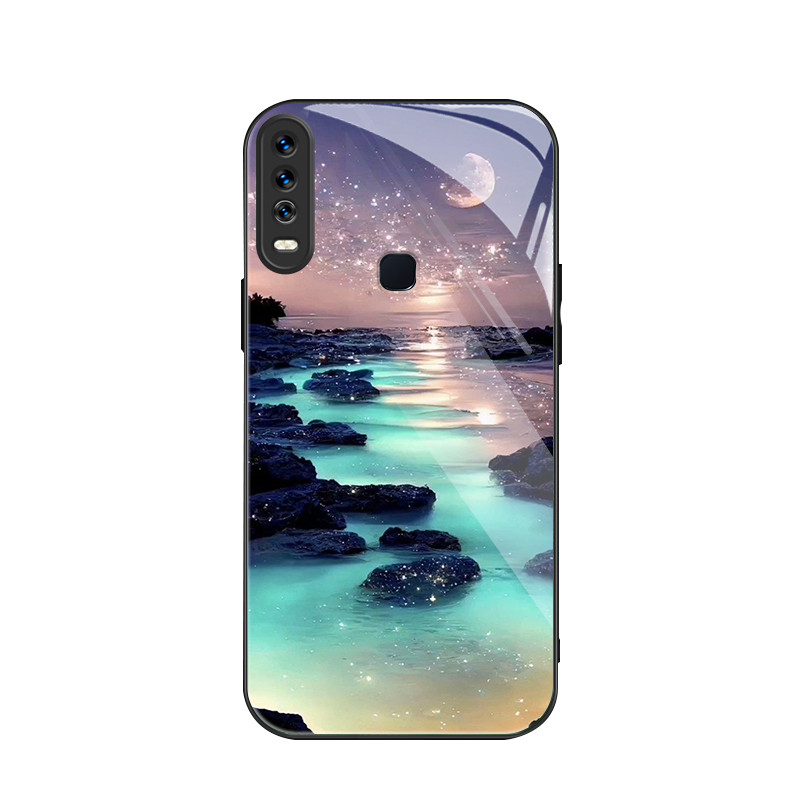 สําหรับ Vivo Y17/ Vivo Y3/ Vivo Y3s , Sea Moon, บุคลิกภาพอินเทรนด์, เคสป้องกันโทรศัพท์ป้องกันการตก