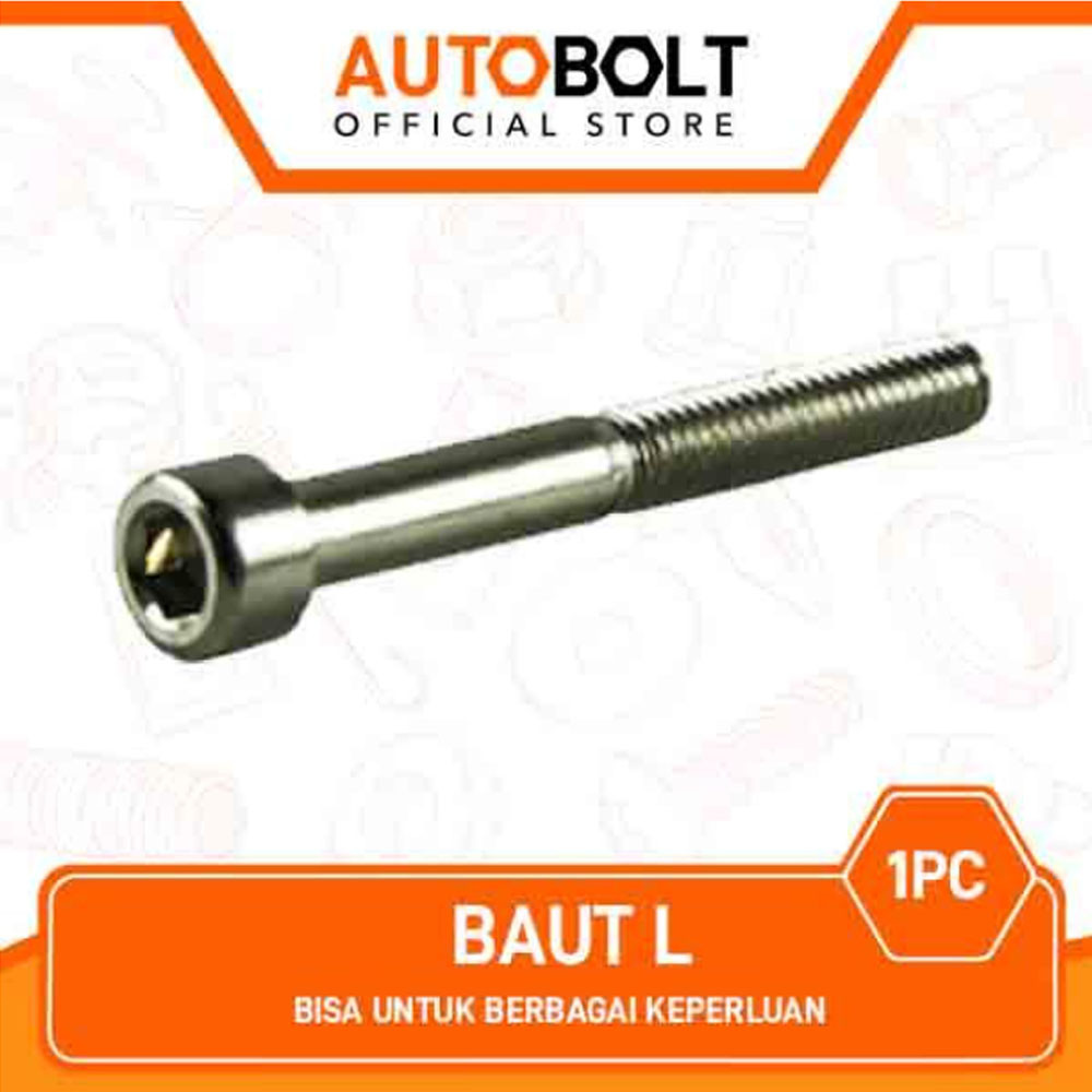 1 PC Bolt L 5 M6x50 Key 5 Pitch 1 สําหรับความต้องการต่างๆ Bolt L5 M 6X50-M 6 x 50 K5 P1