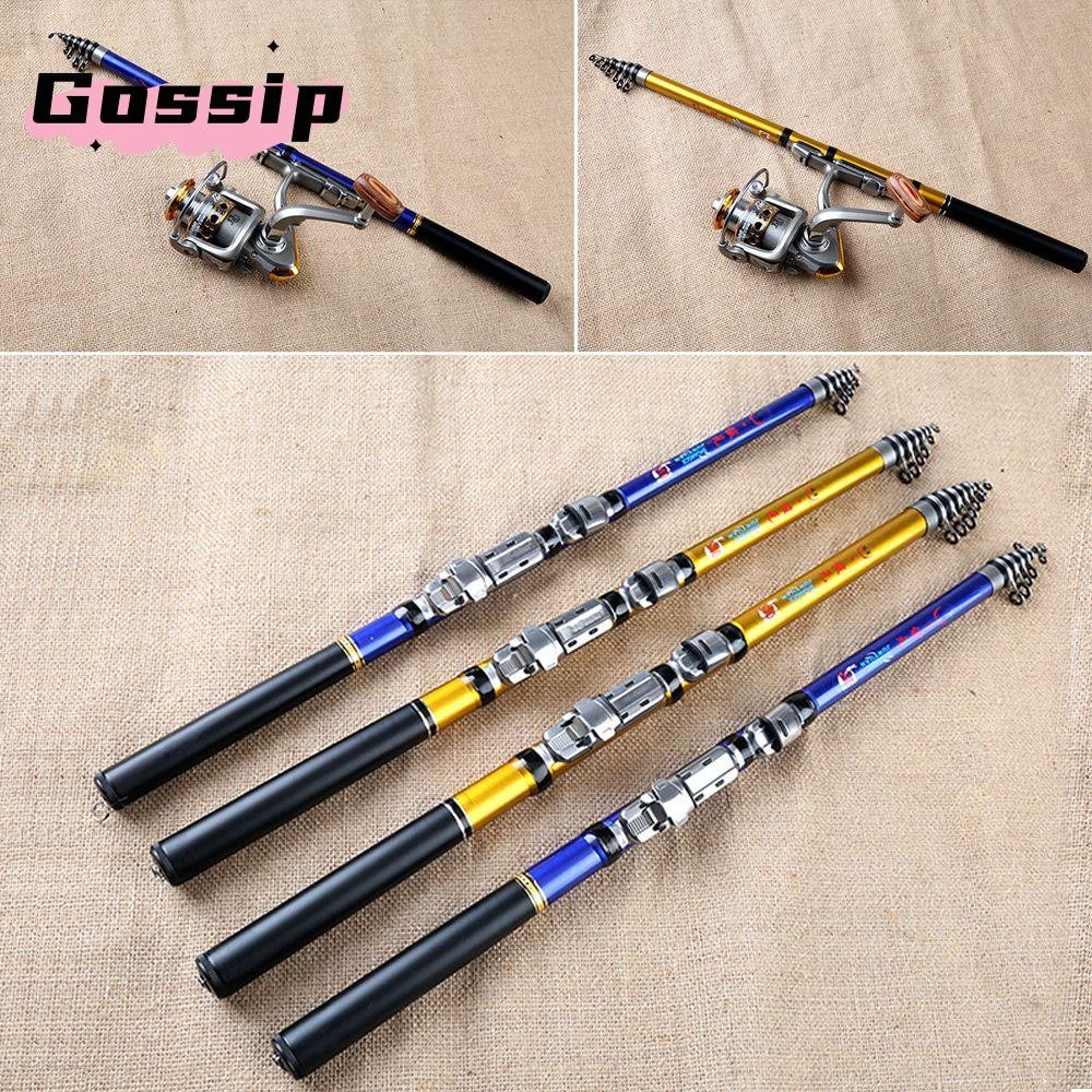 GOSSIP คันเบ็ดแบบยืดสไลด์ GOSSIP ขนาด 1.5 - 2.7 ม. เสาทะเลหดได้