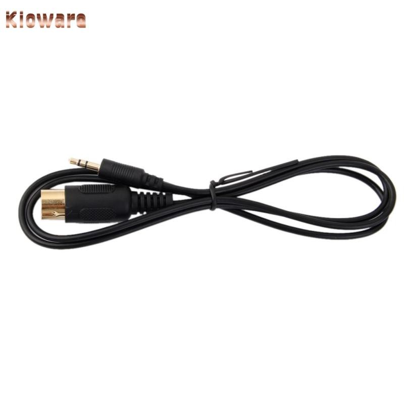 [Kloware] สายเคเบิล 95 ซม. สําหรับ Kenwood Car Stereo CD Changer 13pin พอร์ตถึง 3.5 มม. Aux Audio