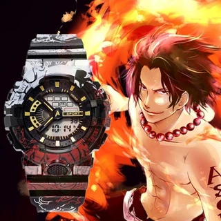 One PIECE นาฬิกา Dragon Ball ดิจิตอล LED กีฬาผู้ชายผู้หญิงเด็ก Unisex LED กีฬานาฬิกาสําหรับสาว