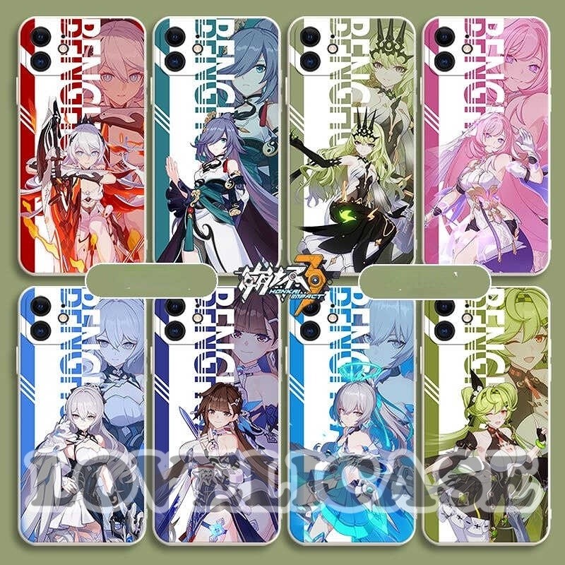 HP Honkai Impact 3 of sa Phone Case Anime Raiden Mei Elysia โทรศัพท์มือถือทุกประเภทพร้อม