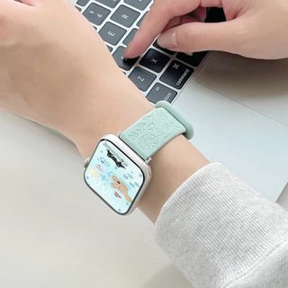 ดอกทานตะวันแกะสลักซิลิโคนสําหรับ Amazfit Bip 6 5 5 Unity Amazfit Active 2 สมาร์ทวอท์ชสร้อยข้อมือ Amazfit Bip 3 3 Pro Bip U GTS 2 3 4 Mini เปลี่ยนสายรัดข้อมืออุปกรณ์เสริม