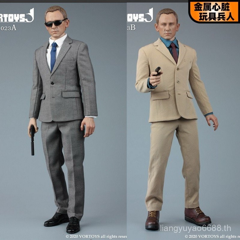 VORTOYS V1023AB 1/6 007 Agent Suit Soldier Doll Model Figure Accessories Ready Stock