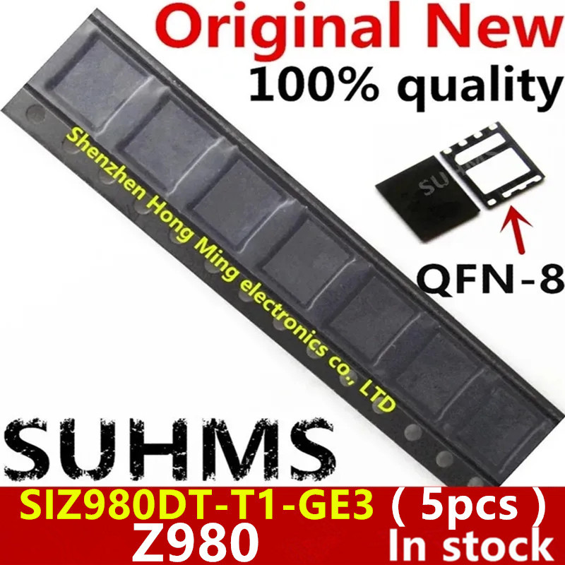 (5 ชิ้น) ชิปเซ็ต SIZ980DT-T1-GE3 SIZ980DT SIZ980 Z980 QFN-8