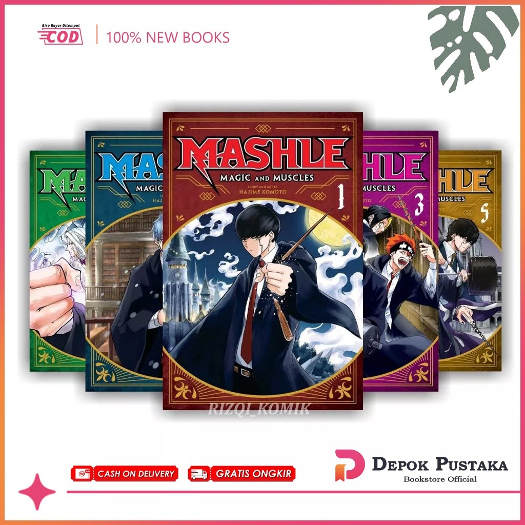 Mashle: มังงะเวทมนตร์และกล้ามเนื้อ เล่ม 1-15 (อังกฤษ)