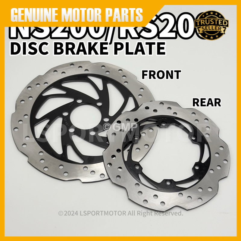 จานดิสก์เบรก MODNAS PULSAR NS200 / RS200 (FRONT) / (หลัง) NS 200 RS 200 PULSAR DEPAN BELAKANG