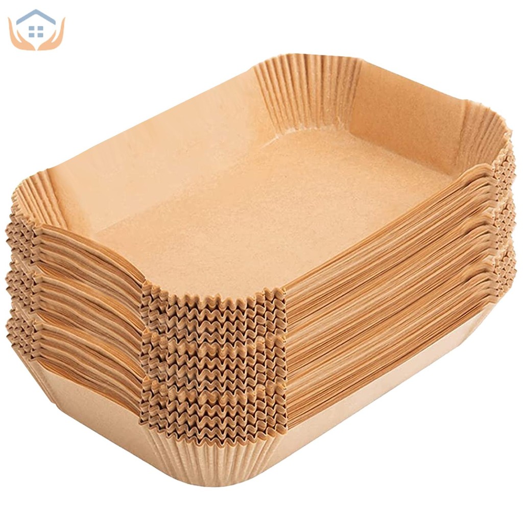 200 ชิ้น Air Fryer กระดาษ Non Stick Air Fryer Baking Liner น้ํามัน Air Fryer Liner สําหรับอบย่าง SHO