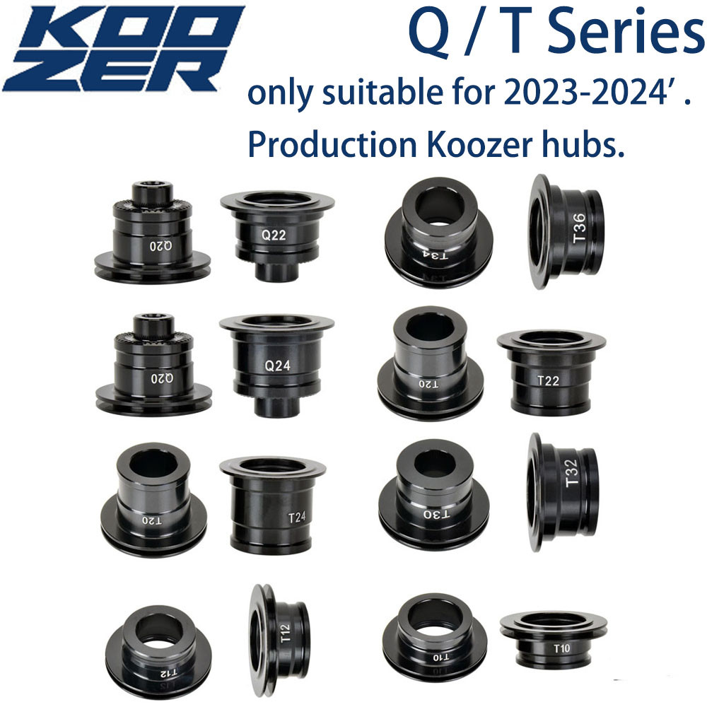 Koozer Hub End cap for 2023 New XM490 460 450 Repair Parts 5x100 10x135 QR 15x100 12x142mm THRU 12x135 Converter Kit Adapter Bike