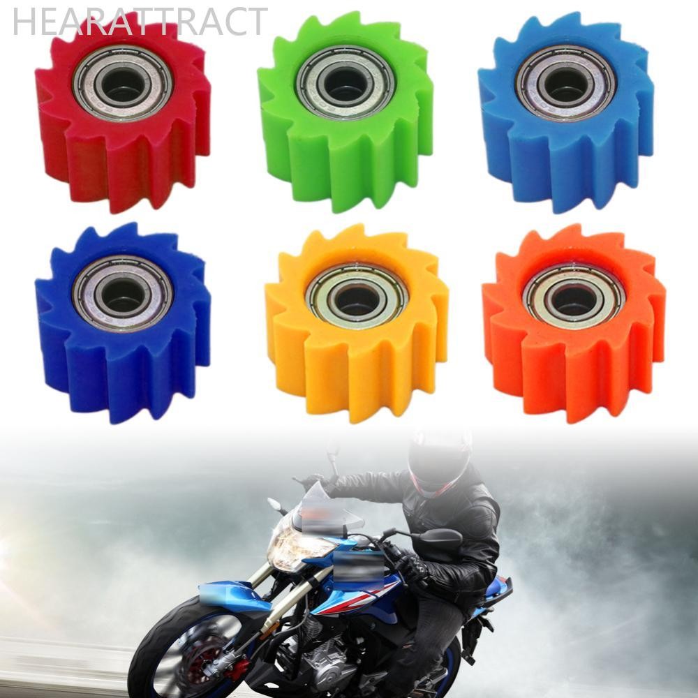 HEARATTRACT มอเตอร์ไซด์โซ่รอก Roller Tensioner ล้อ 8 มม.สําหรับ XR CR CRF 125 250 450 D2K3